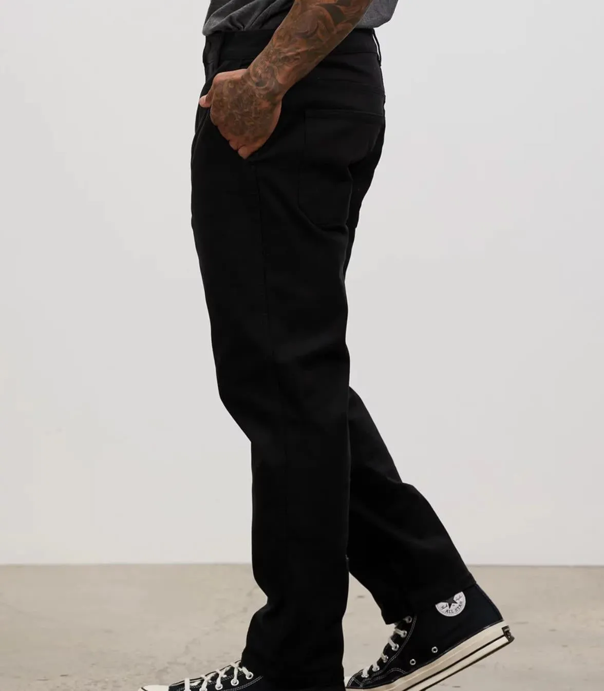 Lee Z-Square Drill Pants Relaxed Fit Black Size 30 (New)