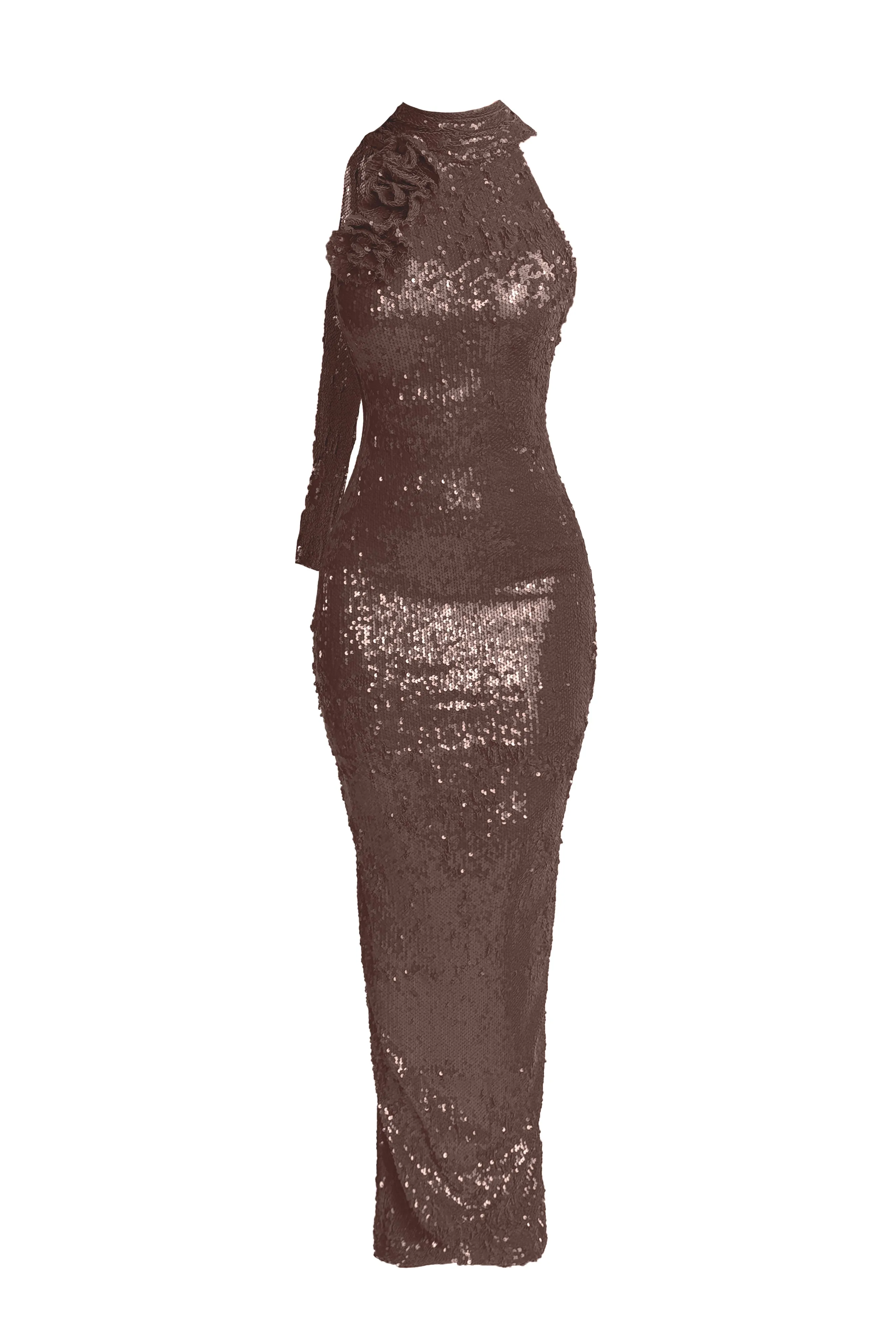 Lenora Brown Dress