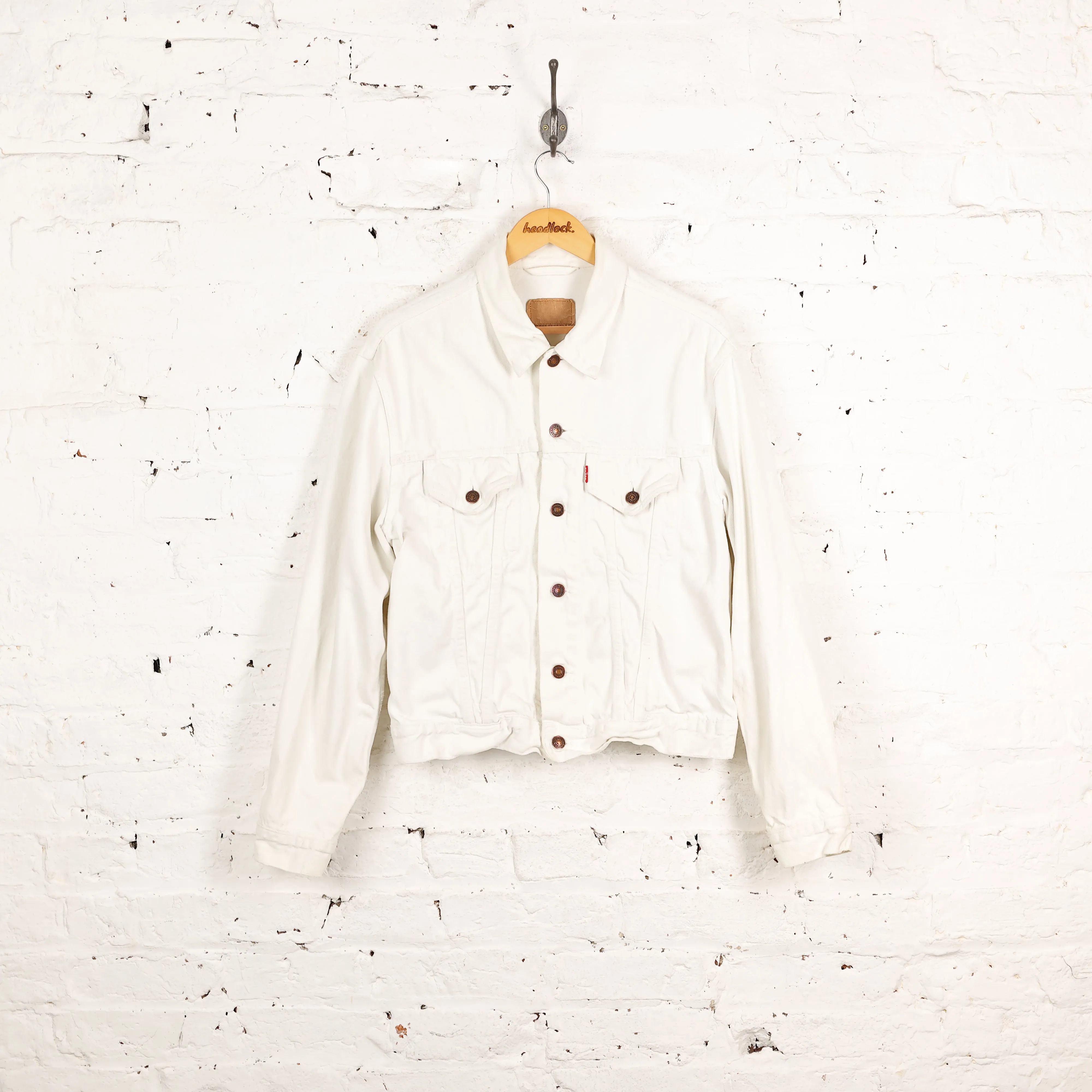Levi's Denim Jacket - White - S