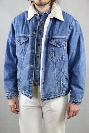 Levi's Denim Sherpa Trucker Jacket 'L'