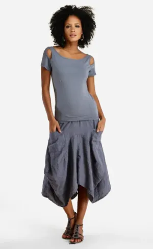 Linen skirt 1145