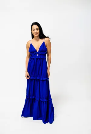 Linen Tiered  Maxi