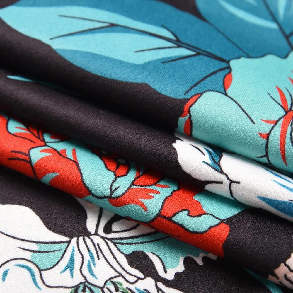 Little Floral Print Long Summer Beach Dresses