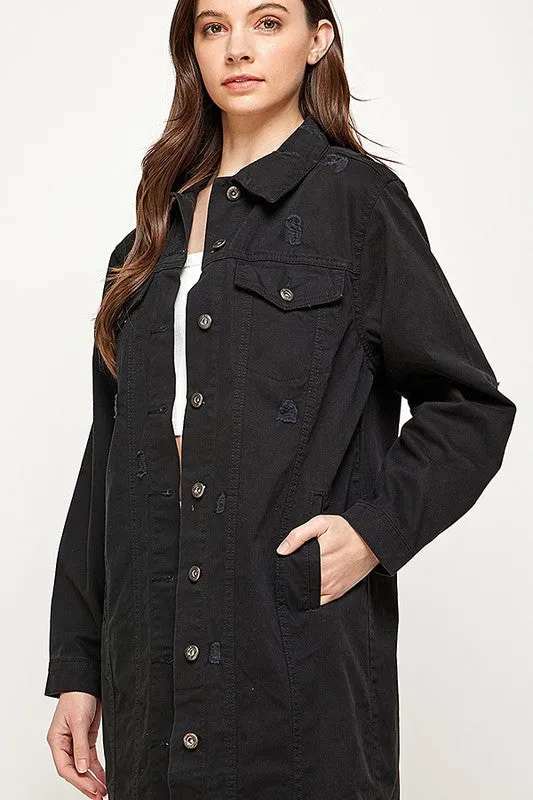 Long Denim Jacket