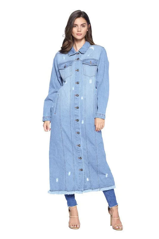 Long Denim Jacket