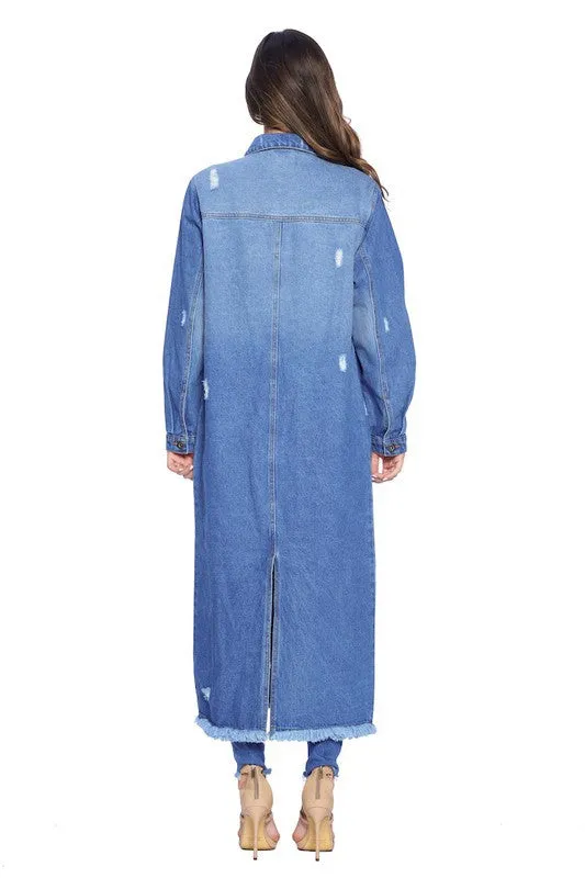 Long Denim Jacket
