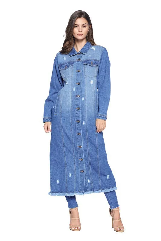 Long Denim Jacket