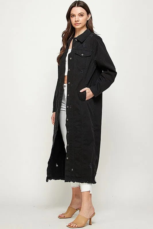 Long Denim Jacket