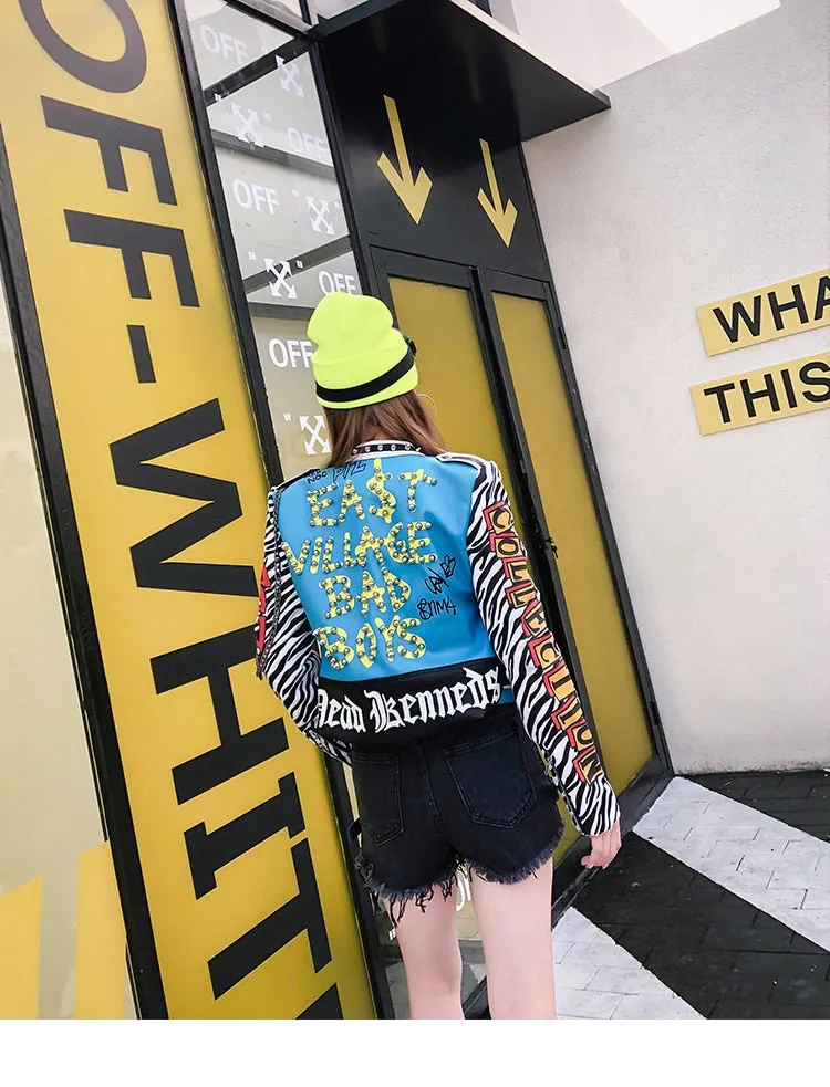 LORDXX Vegan Leather Hip Hop Jacket