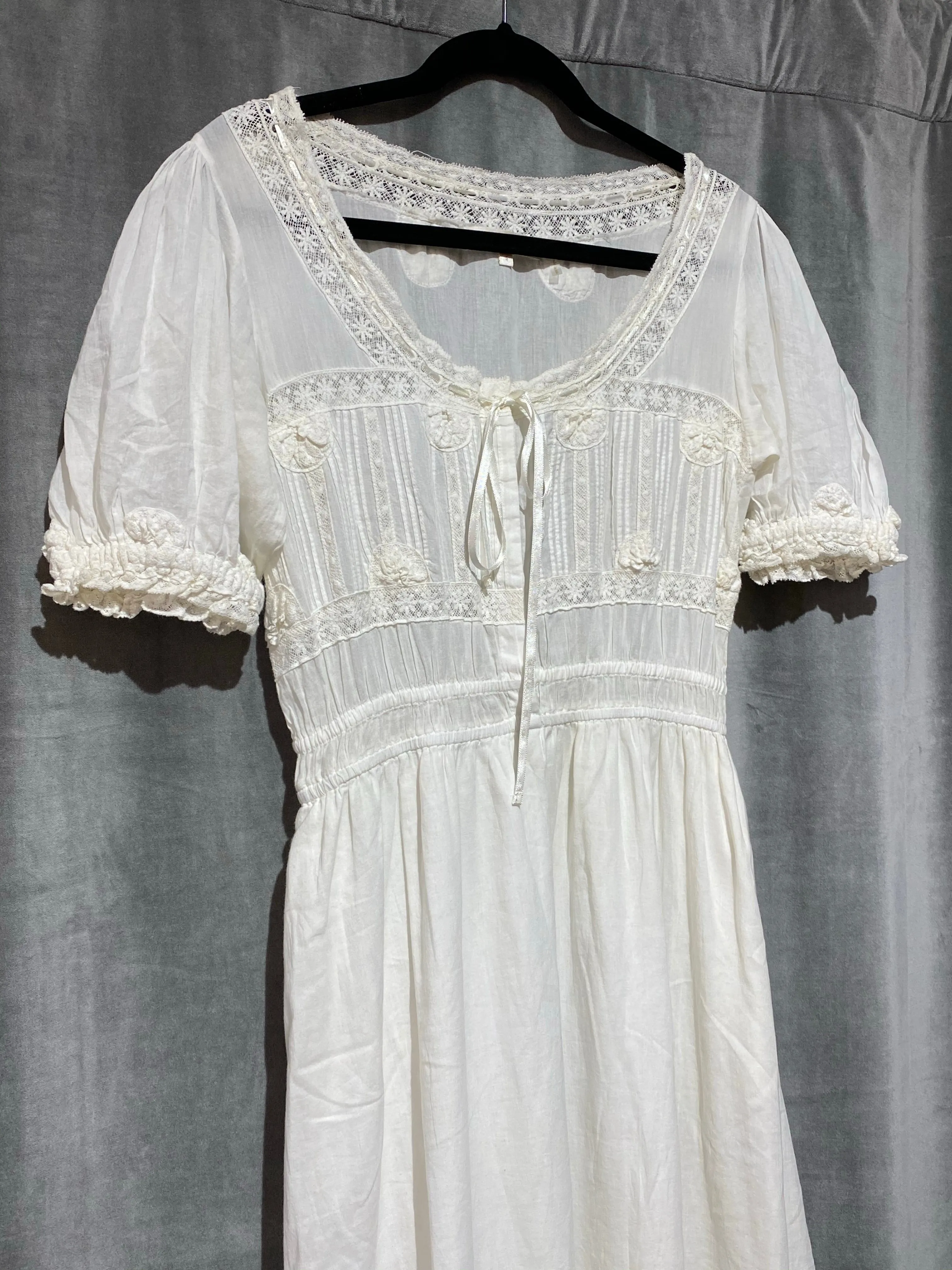 Love Shack Fancy Wendy: White Eyelet Dress