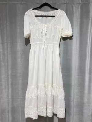 Love Shack Fancy Wendy: White Eyelet Dress