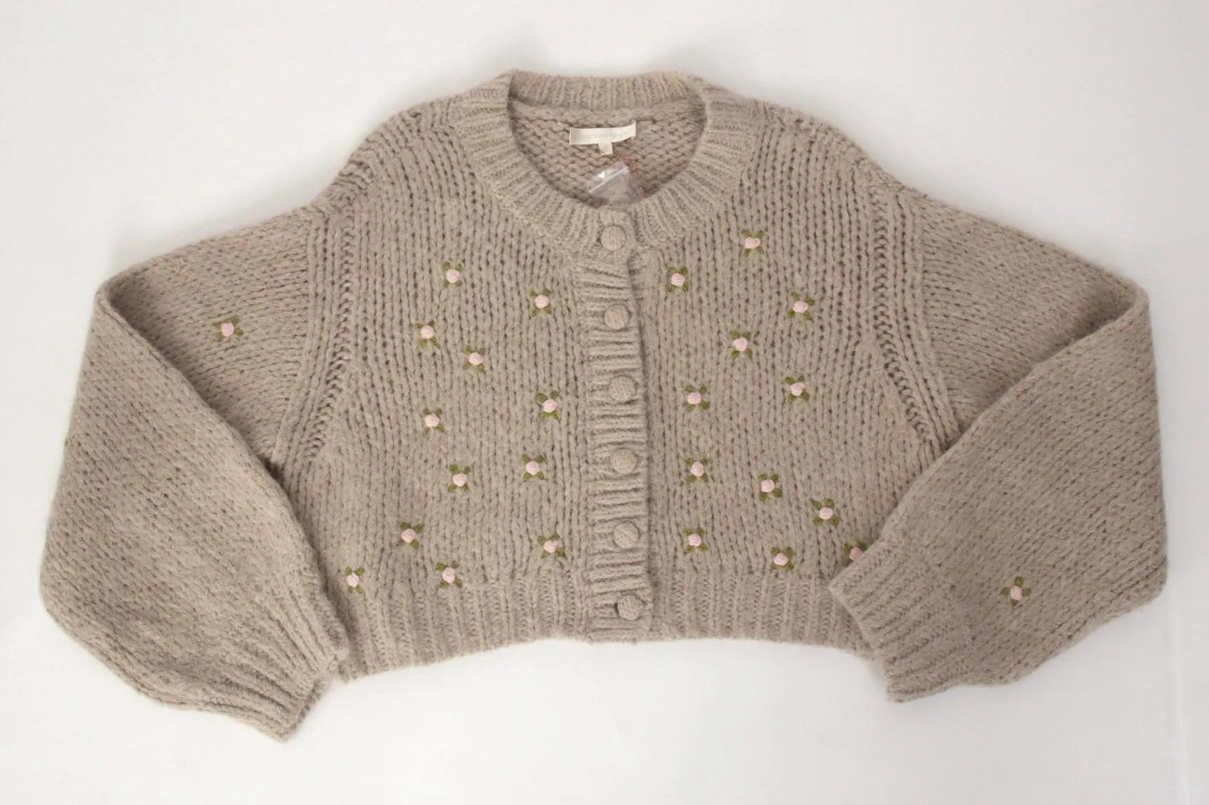 LoveShackFancy Emilie Alpaca Cardigan