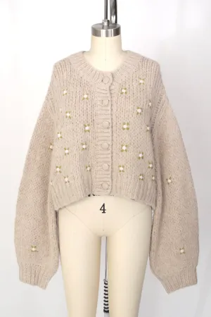 LoveShackFancy Emilie Alpaca Cardigan