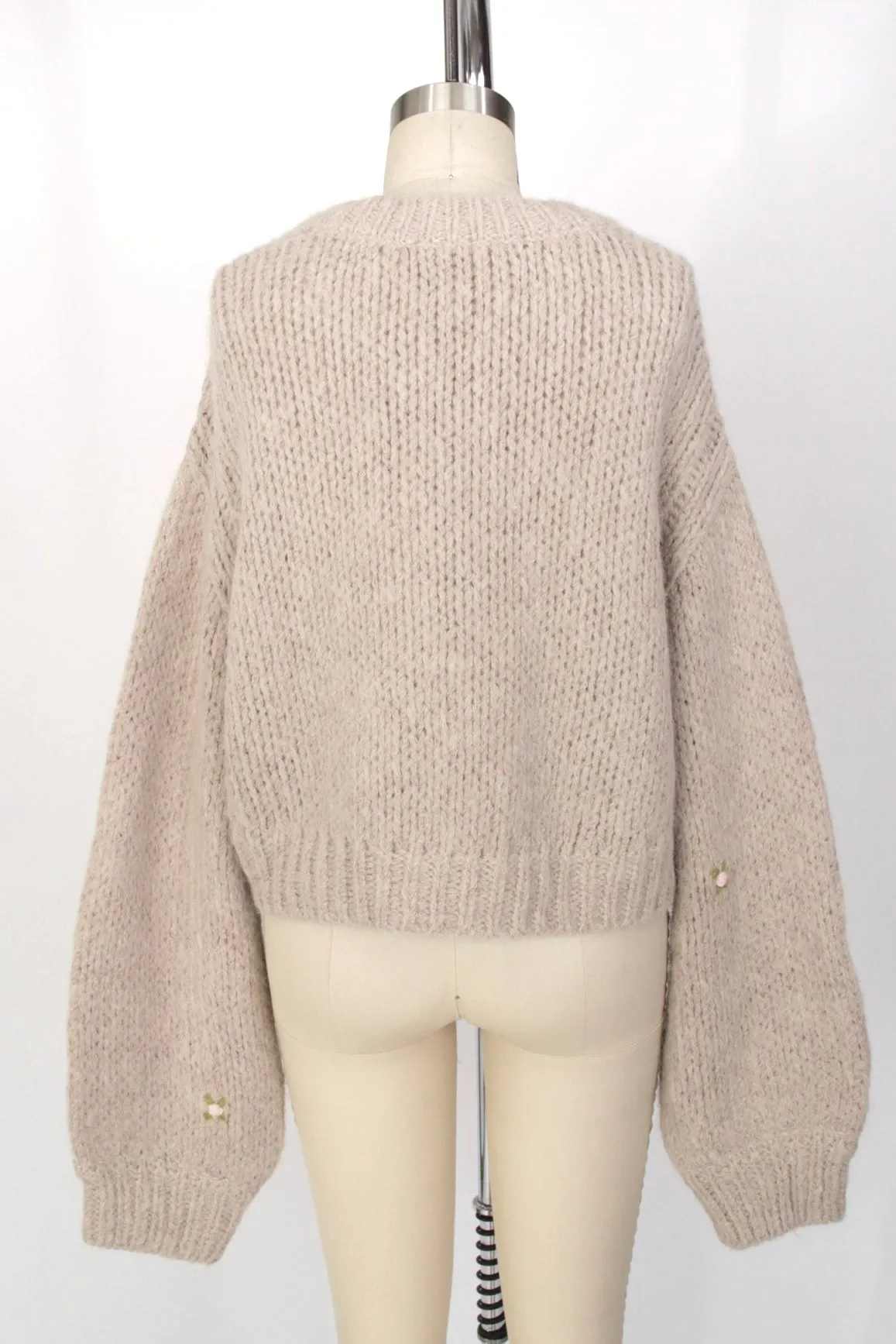LoveShackFancy Emilie Alpaca Cardigan