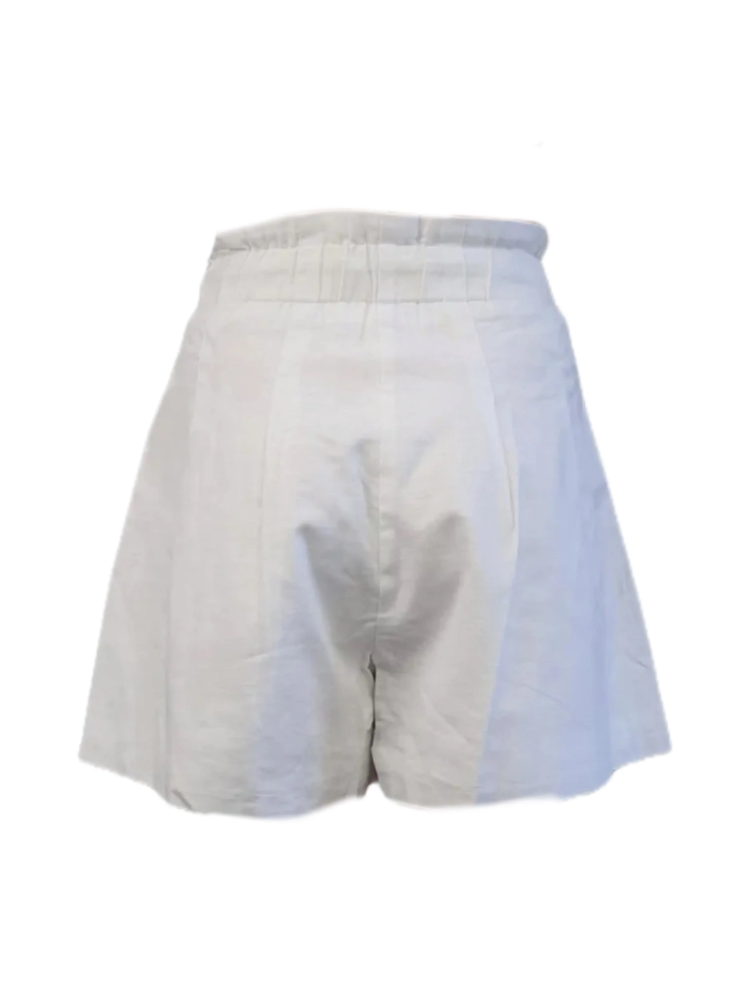 MADISON THE LABEL Women's White High Rise Linen Shorts #MS0221 X-Small NWT