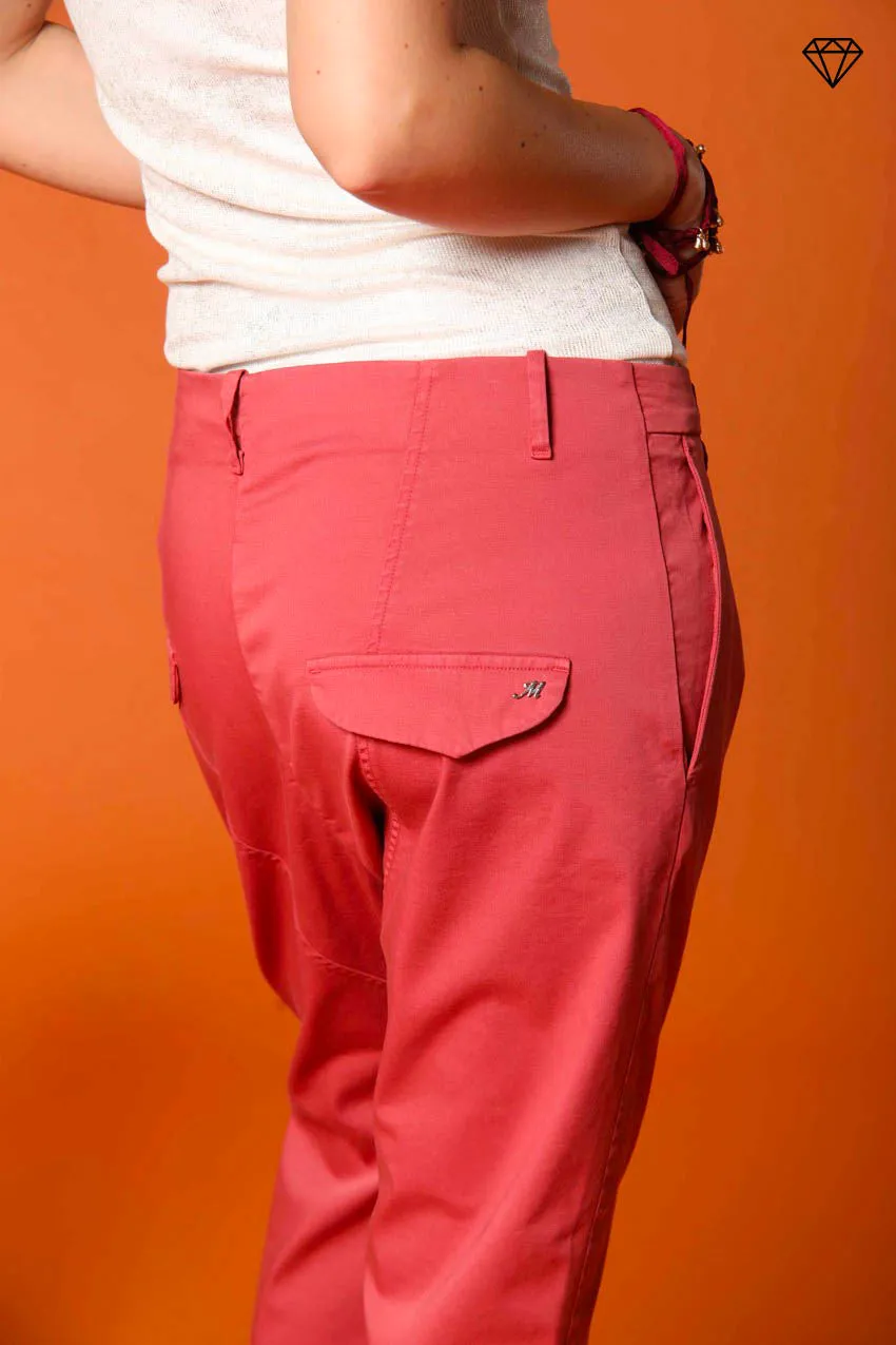 Malibu Jogger women's chino pants in gabardine carrot fit ①