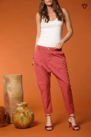 Malibu Jogger women's chino pants in gabardine carrot fit ①