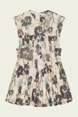 Marl Mesh Corset Mini Dress in Afterglow