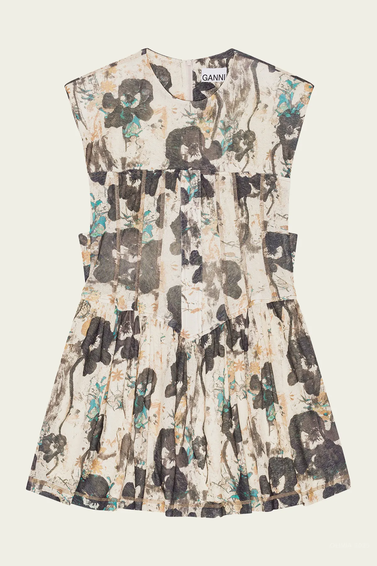 Marl Mesh Corset Mini Dress in Afterglow