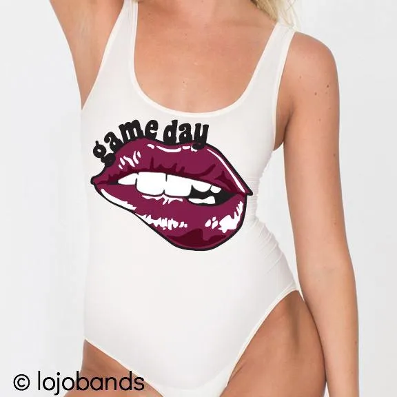 Maroon & Black Game Day Bodysuit