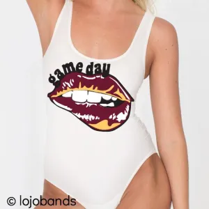 Maroon & Yellow Game Day Bodysuit
