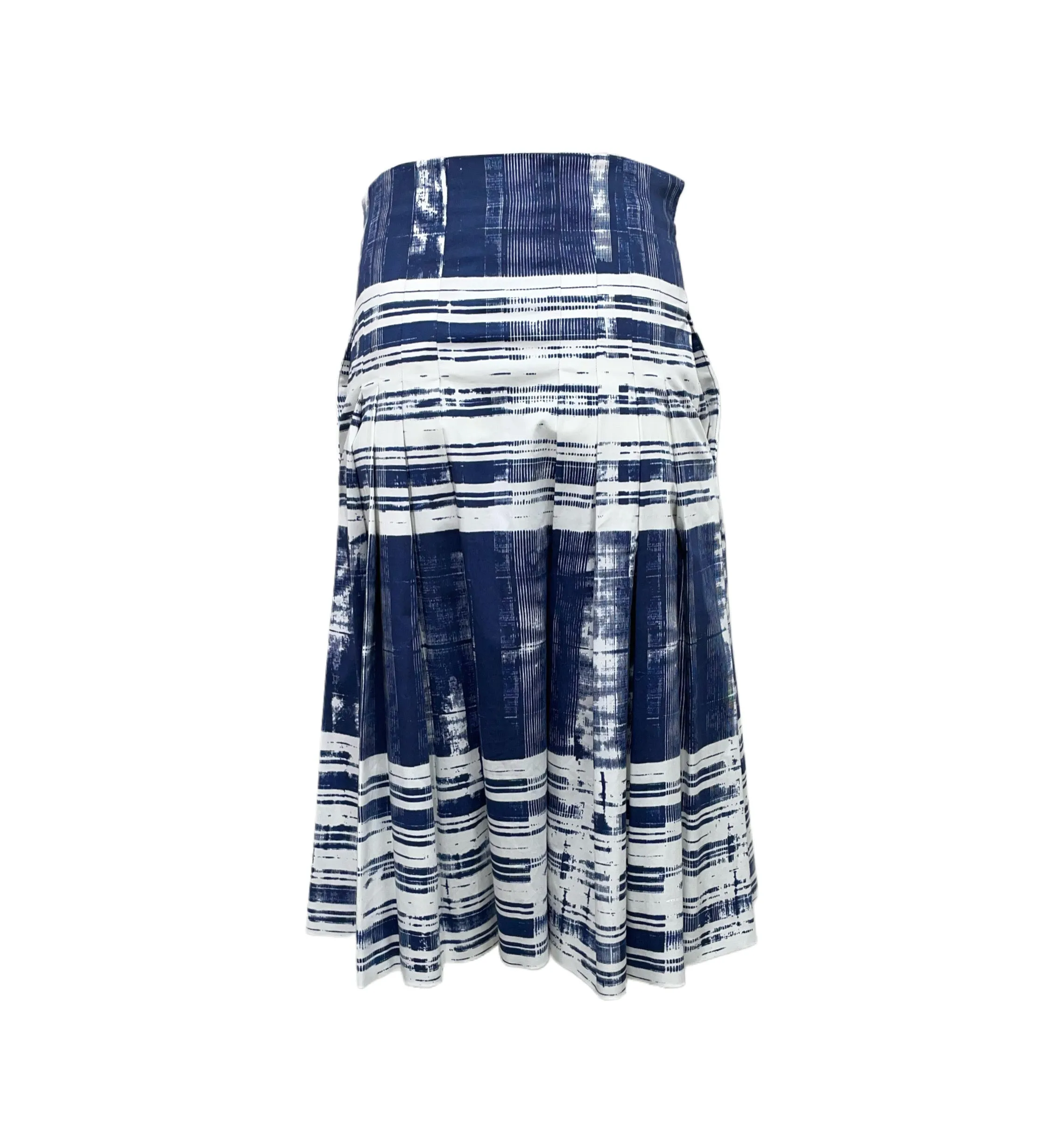 Max Mara Women's Navy Pluto A-Line Midi Skirt NWT