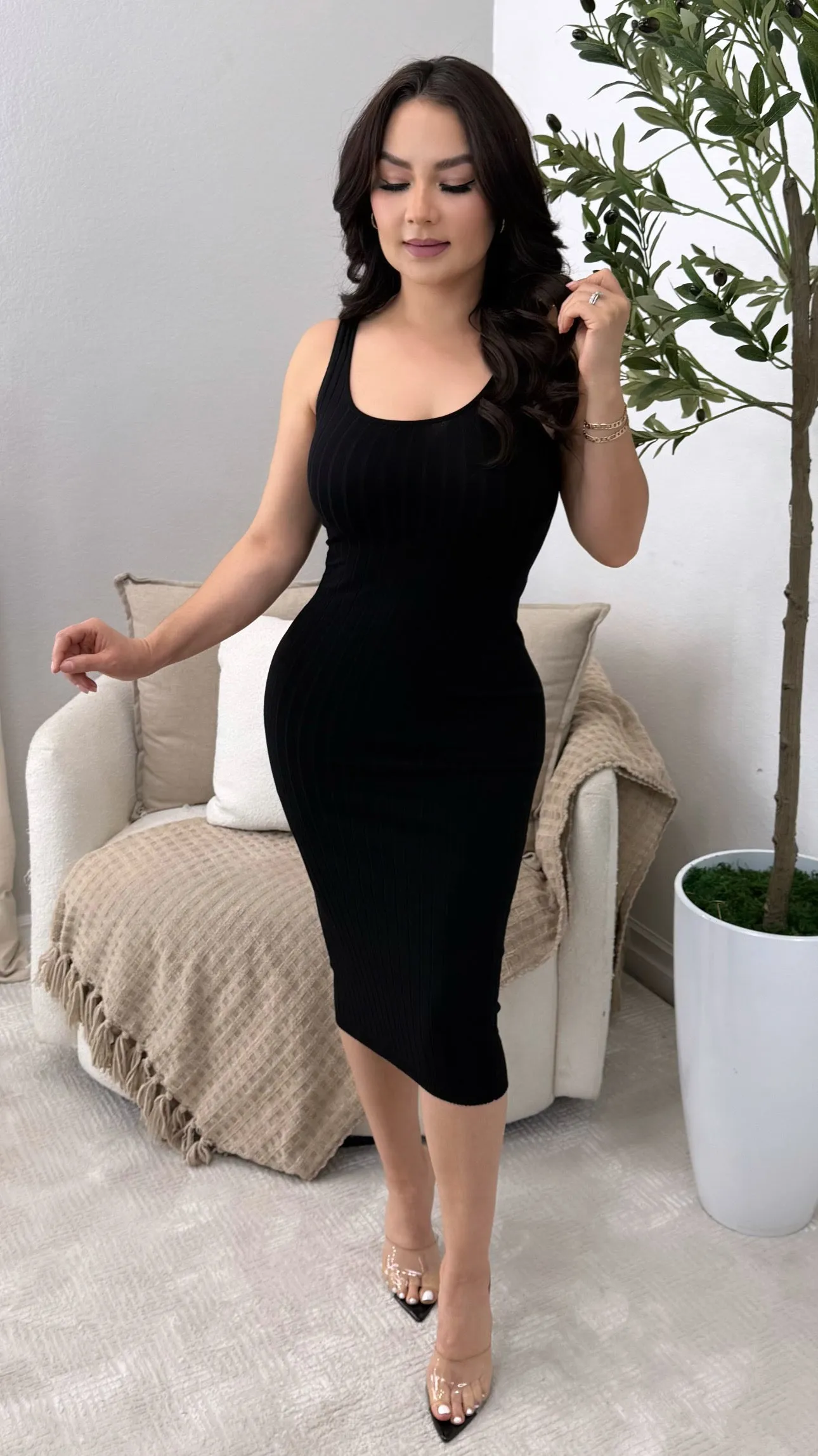 MELROSE BLACK DRESS