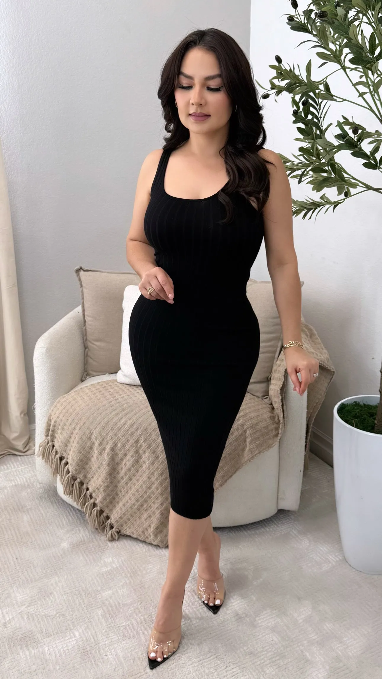 MELROSE BLACK DRESS