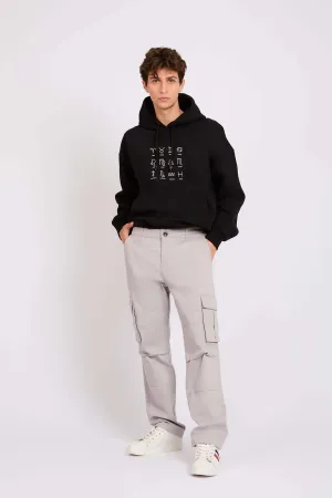 Men Pant Standard Cargo Black