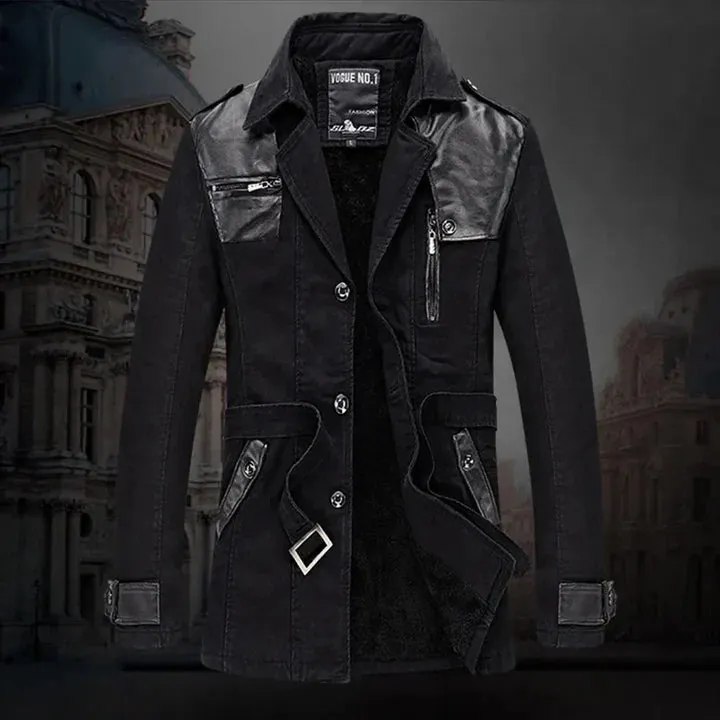 Men's Louis: A Stylish, Insulated, Long Trench Coat
