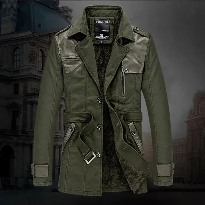 Men's Louis: A Stylish, Insulated, Long Trench Coat
