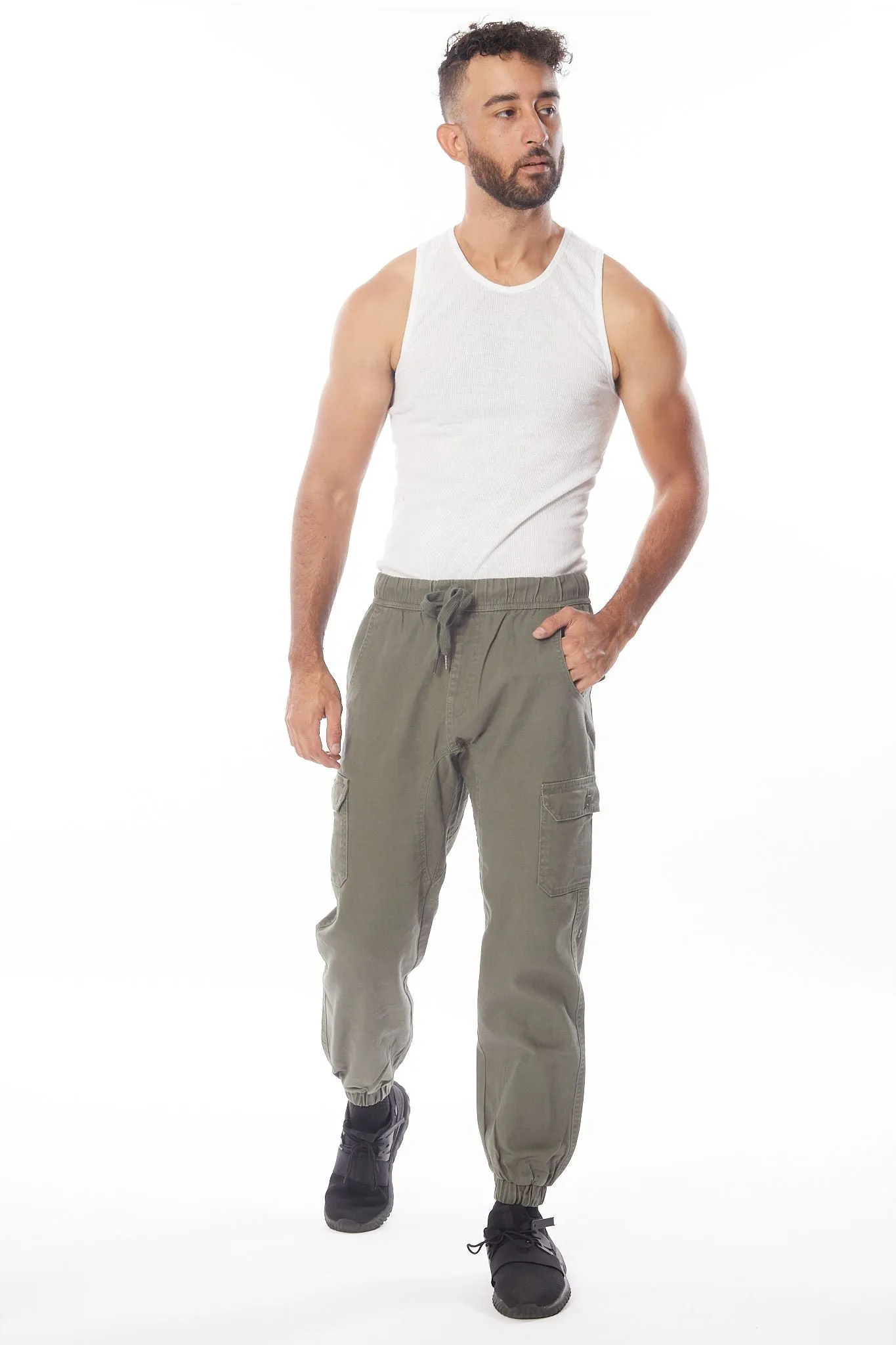 Men's  Twill Jogger cargo Pants