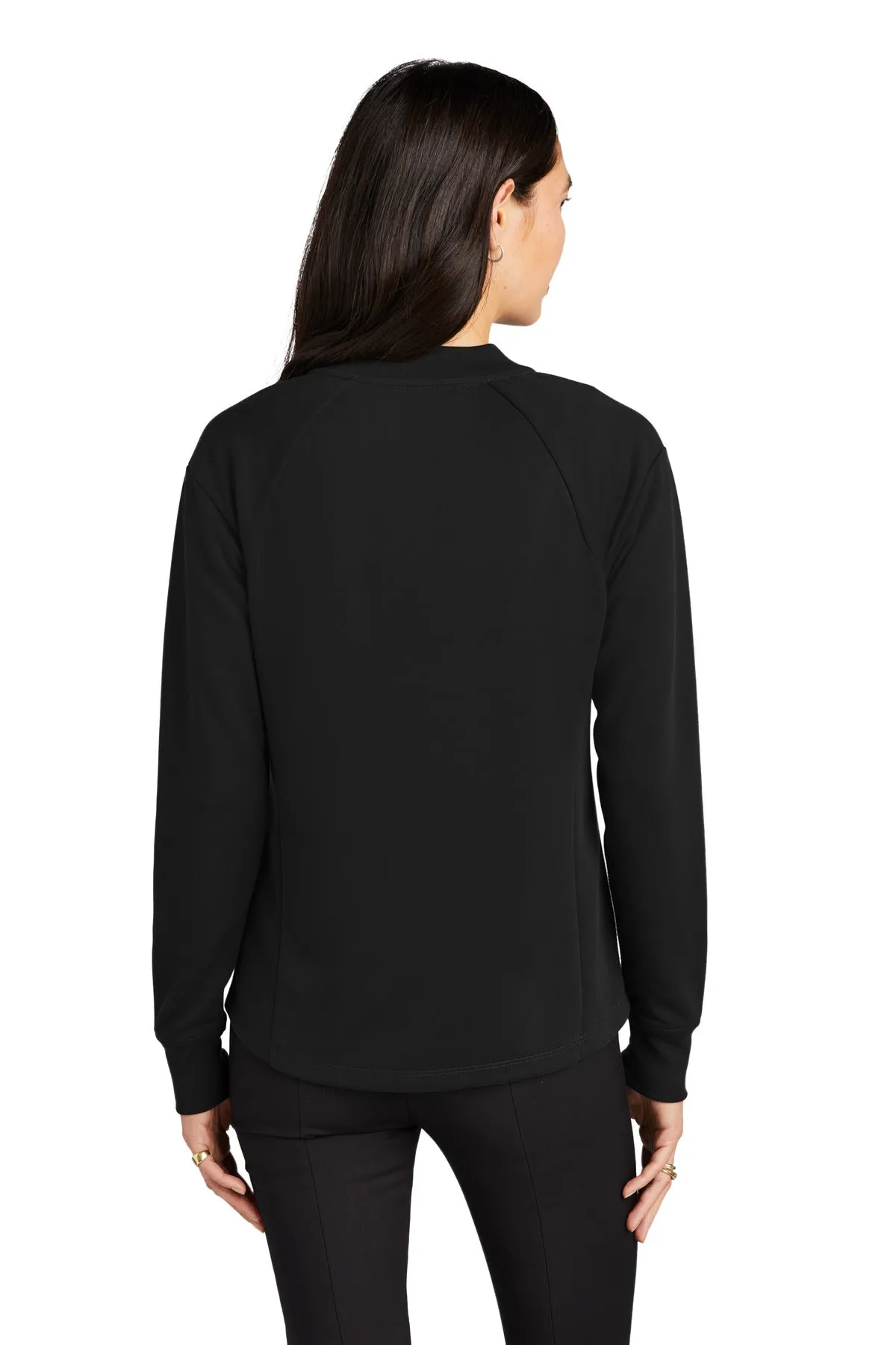 Mercer Mettle Women's Double-Knit Bomber MM3001 Deep Black