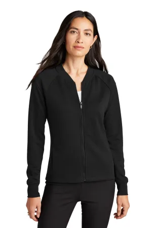 Mercer Mettle Women's Double-Knit Bomber MM3001 Deep Black