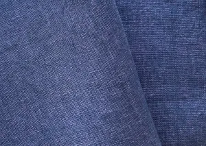 Mid-Weight Lilac Blues Cross-Dyed Linen