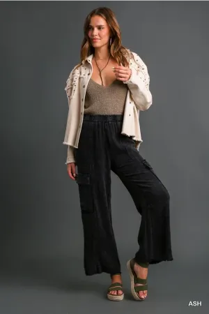 Mineral Wash Cargo Pants
