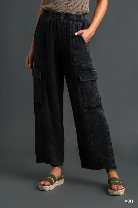 Mineral Wash Cargo Pants
