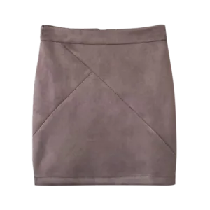 Mini Faux Suede Skirt - Smashing M