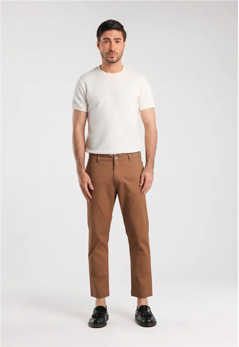 MOC - Celana Panjang Chinos Pria Wallsie - Brown