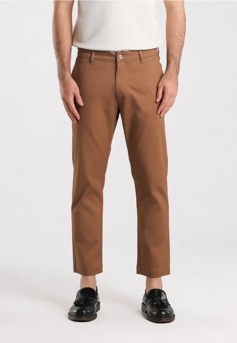 MOC - Celana Panjang Chinos Pria Wallsie - Brown