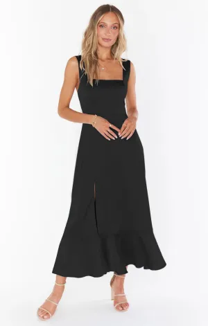 Moonlight Maxi Dress -  Black