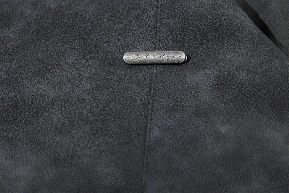 Motorcycle Leather Old Style Jacket