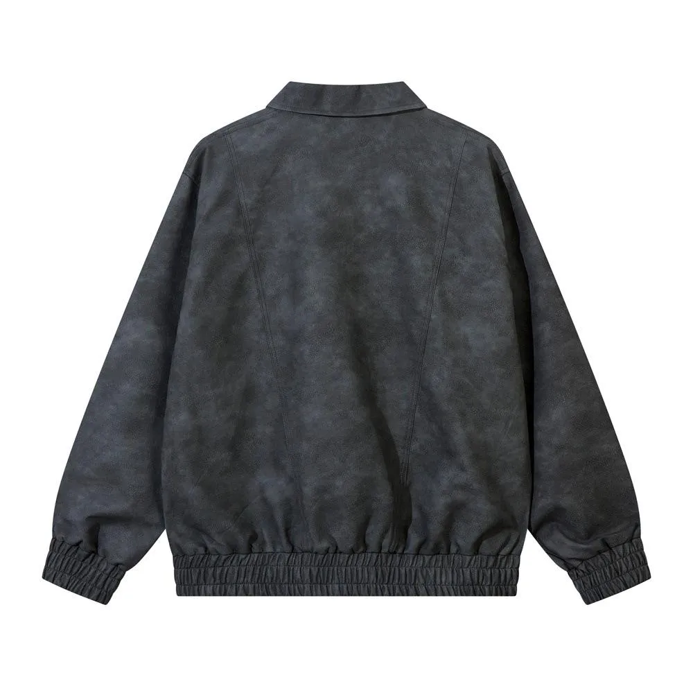 Motorcycle Leather Old Style Jacket