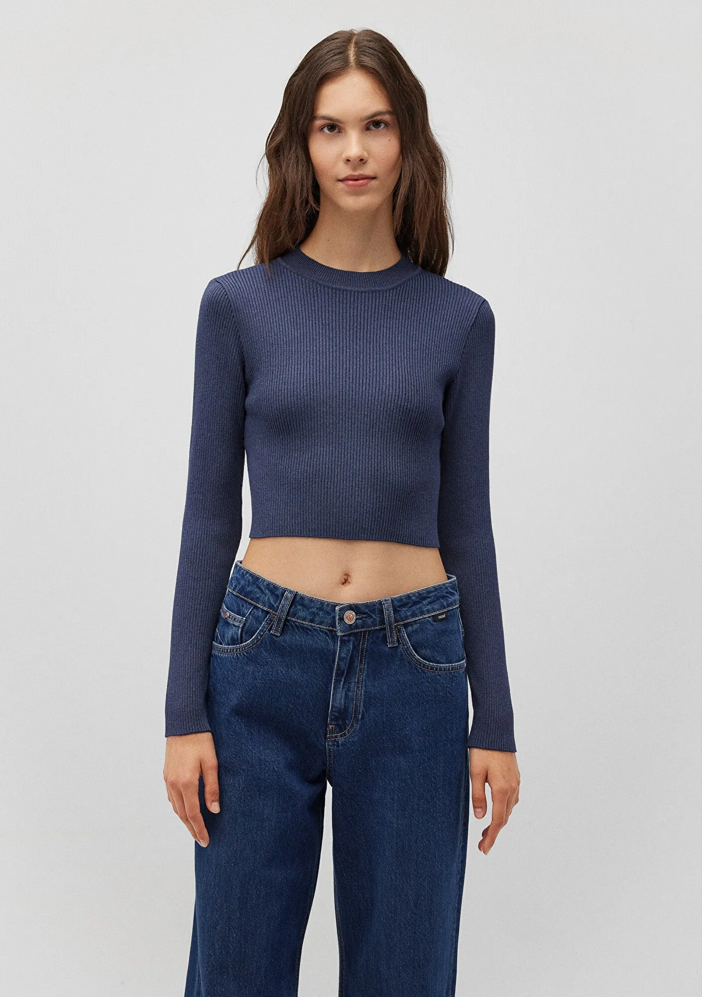 Navy Crewneck Sweater