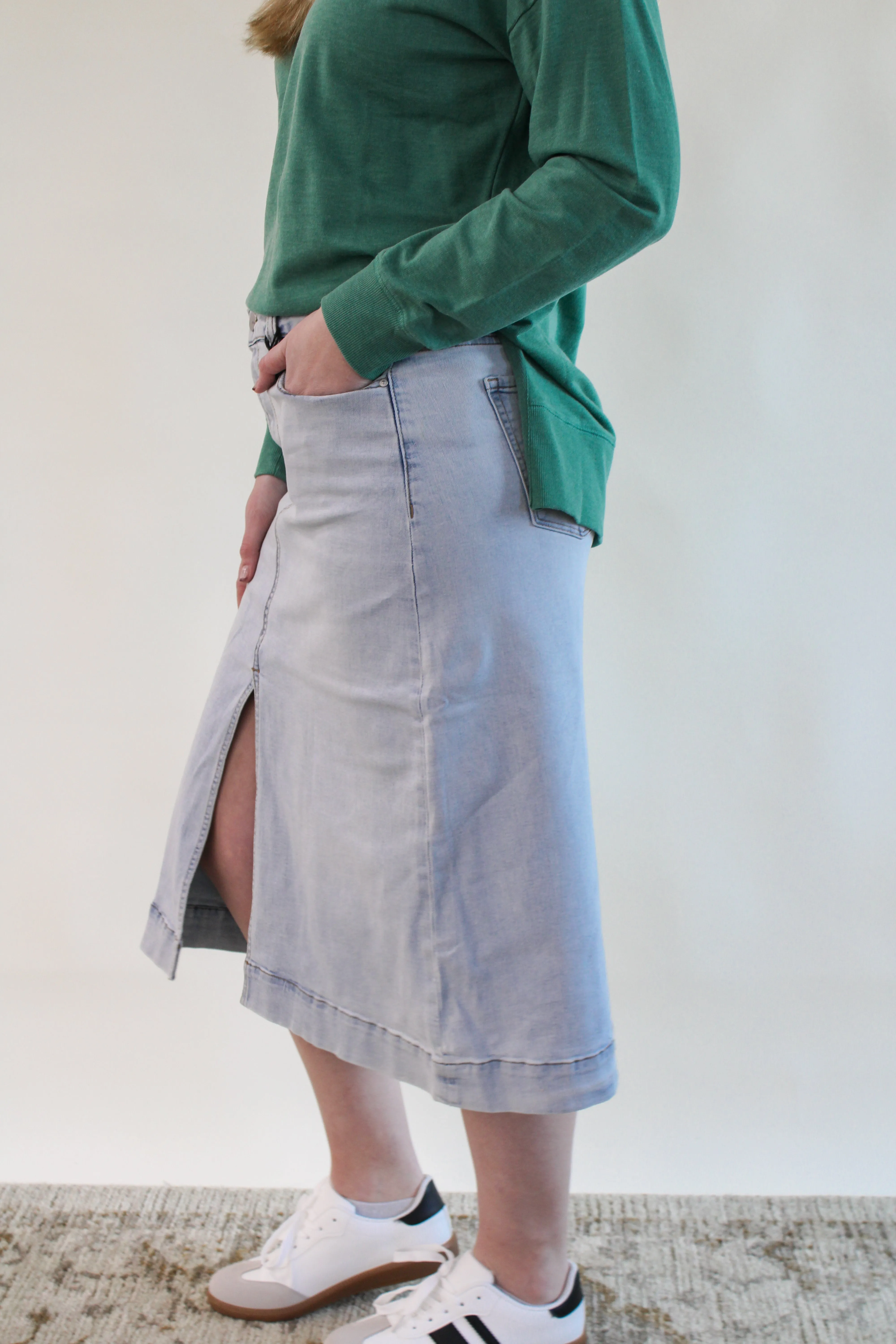 NAYA HIGH RISE A-LINE SKIRT