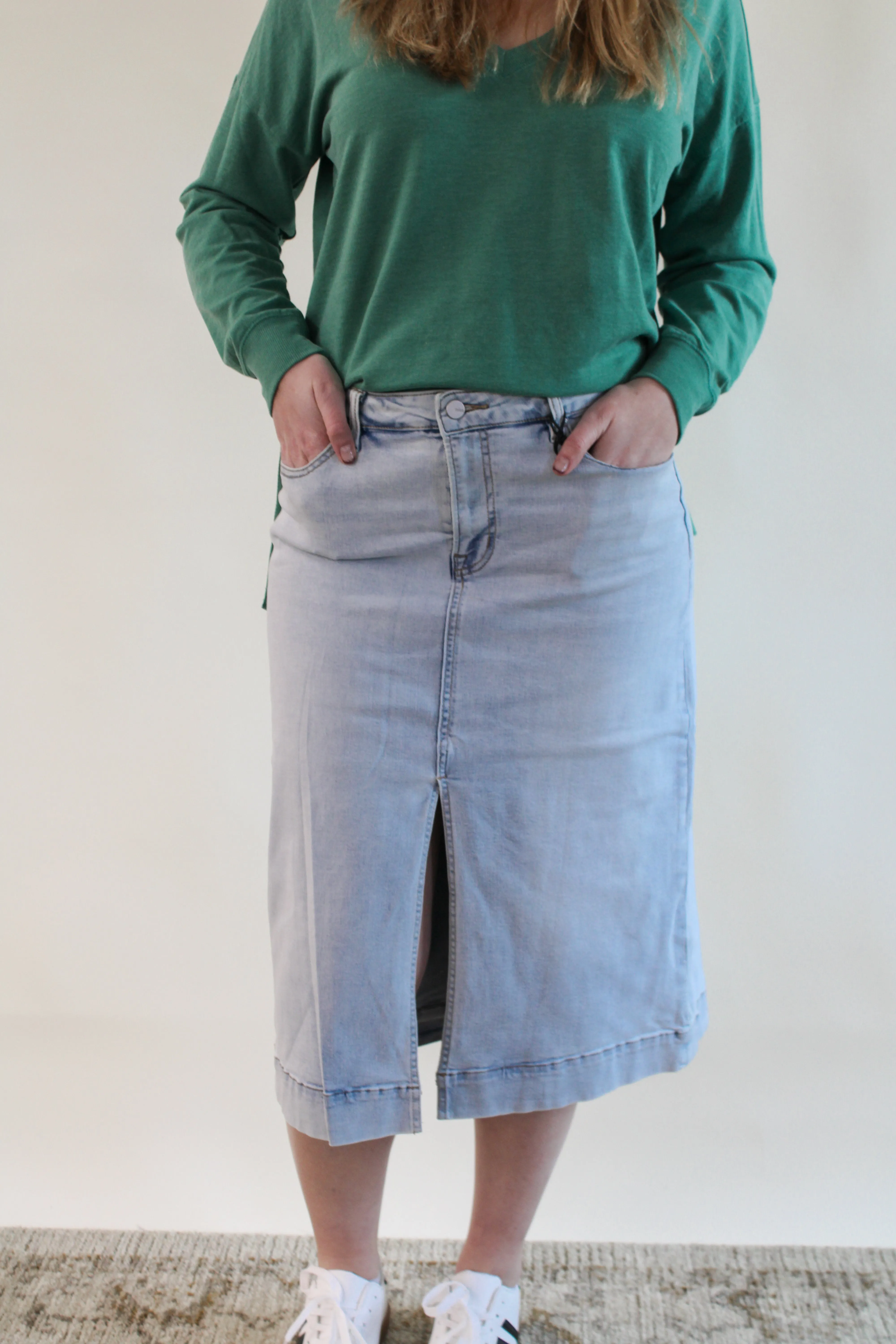 NAYA HIGH RISE A-LINE SKIRT