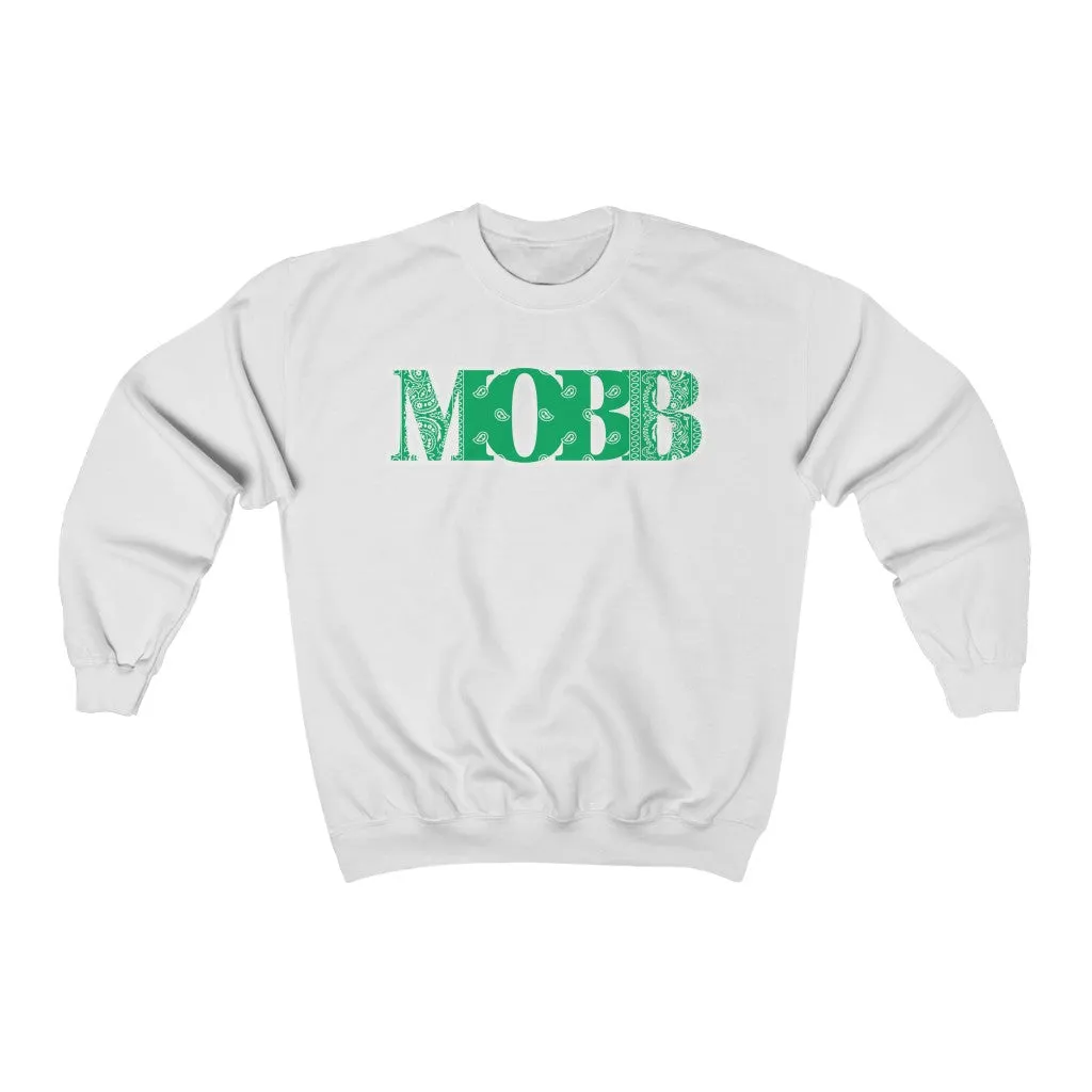 Neon Green MOBB Bandana Sweatshirt