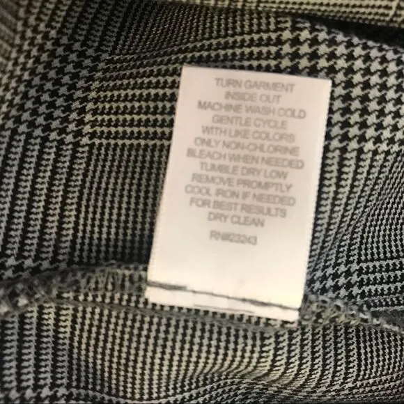 NEW! NY&amp;Co Stretch Glen Plaid Pencil Skirt Sz 6