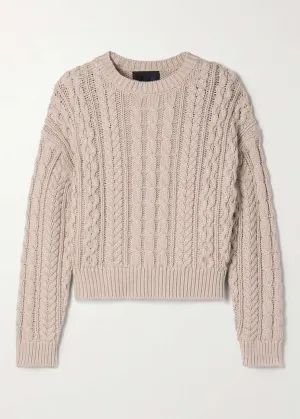 Nili Lotan Rory Sweater in Light Beige