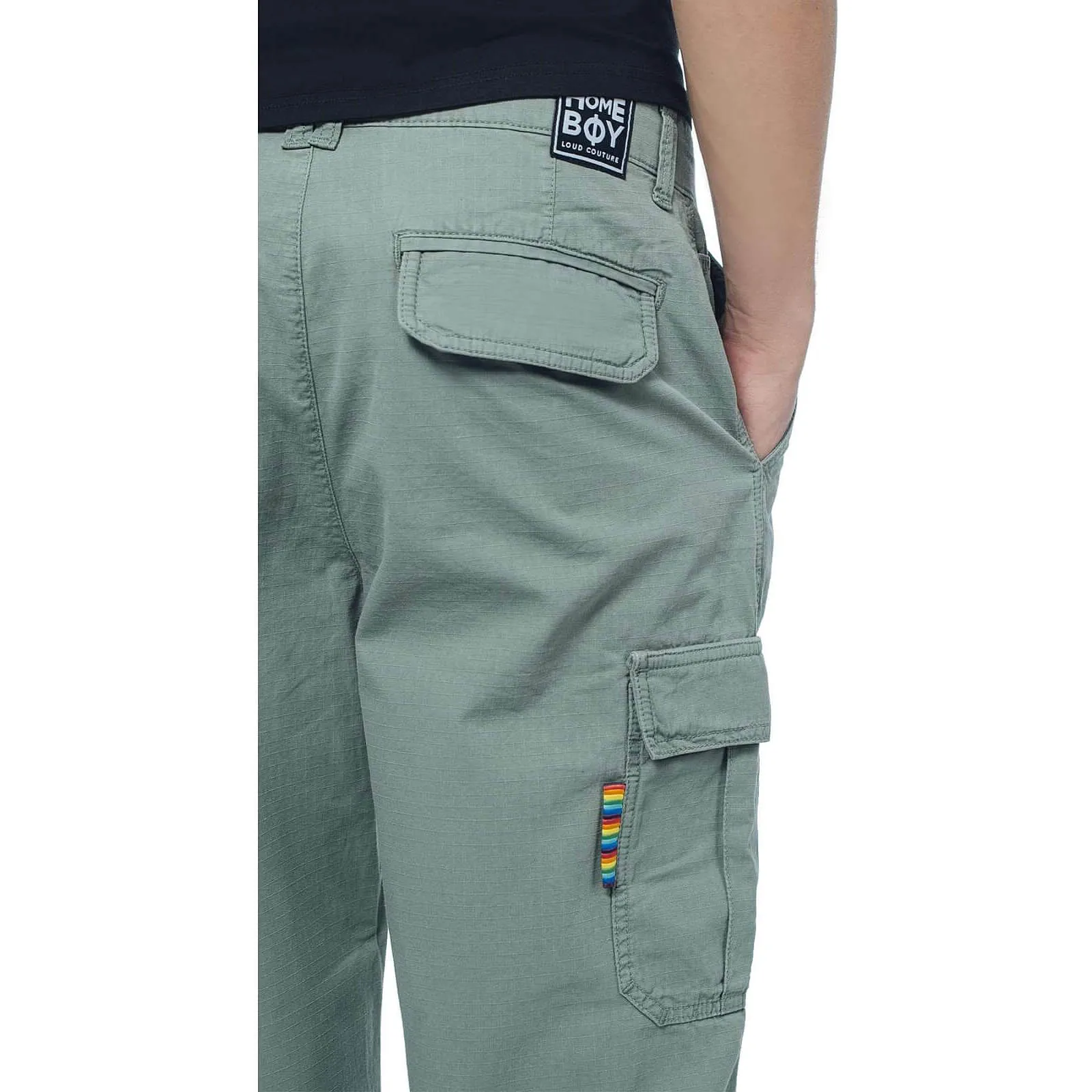 Nohavice Homeboy X-tra CARGO PANTS OLIVE olivové